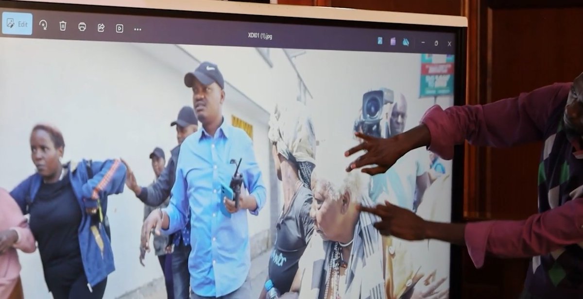 The Images of a police officer allegedly taken on the day Rex Masai was fatally shot were presented in court by the Independent Policing Oversight Authority (IPOA), but Constable Isaiah Murangiri firmly denied being the officer captured in the photos.