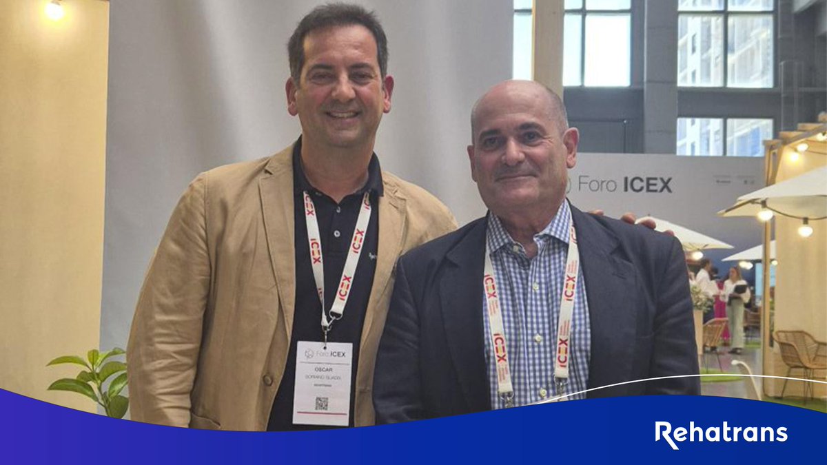 Rehatrans's tweet image. 🌍 ¡Participamos en el #FOROICEX2025!

Con +1,000 empresas y oficinas comerciales globales, encontramos inspiración para exportar #vehículosadaptados.

Gracias, @ICEX_ por esta iniciativa. ¡Seguimos avanzando!

#Rehatrans #Accesibilidad #Networking #Inclusión