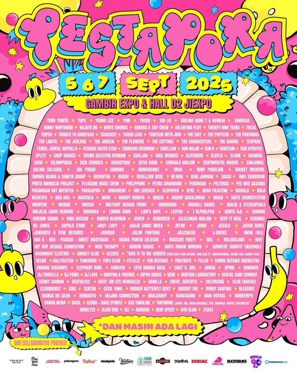Pestapora has updated the 2025 lineup.