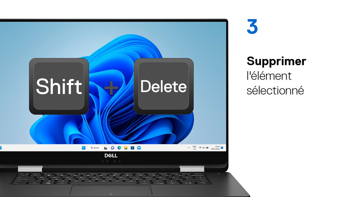 ⌨️ L'ouverture du Gestionnaire des tâches ou du menu Démarrer est rapide grâce aux raccourcis clavier. En savoir plus ici ➡️ del.ly/60114la03 ⬅️ 
Était-ce utile ! Faites un Retweet ! #DellAstuces #Windows11 #KeyboardShortcuts