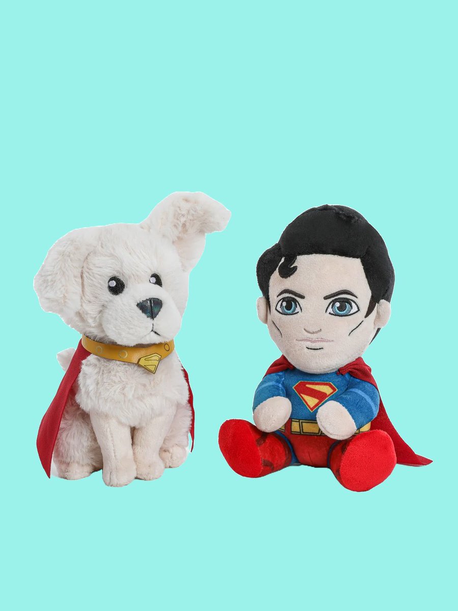 geektrendcombr's tweet photo. A Kidrobot lançou em pré-venda um set fofo e colecionável com pelúcias do novo filme Superman (2025) de James Gunn: Superman & Krypto the Superdog, em versão Phunny. Licenciados, com 19 cm cada. Demais, não é? #Superman2025 #Kidrobot #Krypto #DCStudios #GeekCollector https://t.co/ExOxvJEFbV