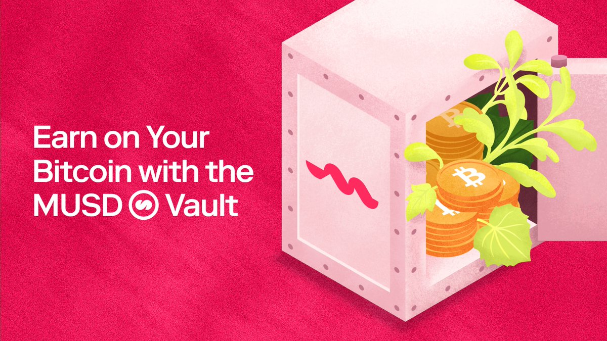 MezoNetwork's tweet image. Mezo just leveled up.
Swaps and the high-yield MUSD Vault are live, giving you even more ways to put your Bitcoin to work without selling a sat.
This is the next chapter of the Bitcoin economy. And it’s built so you can earn more.
See what's new 🧵👇