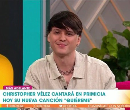 TaliZaparoli's tweet photo. Hay cosas que no cambian
2018                                    /                2025
CHRIS VELEZ EN HOY DIA
#christophervelez
#QUIEREME https://t.co/YToD6MuOBn