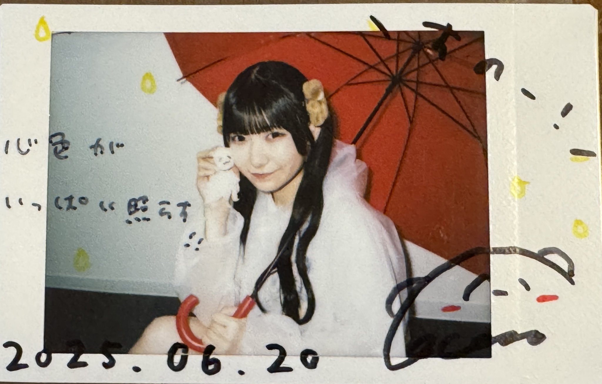 女神ジュン　チェキ 20240911 yzy 女神様みたい✨だけど絶対おてんばなの cr.Logo