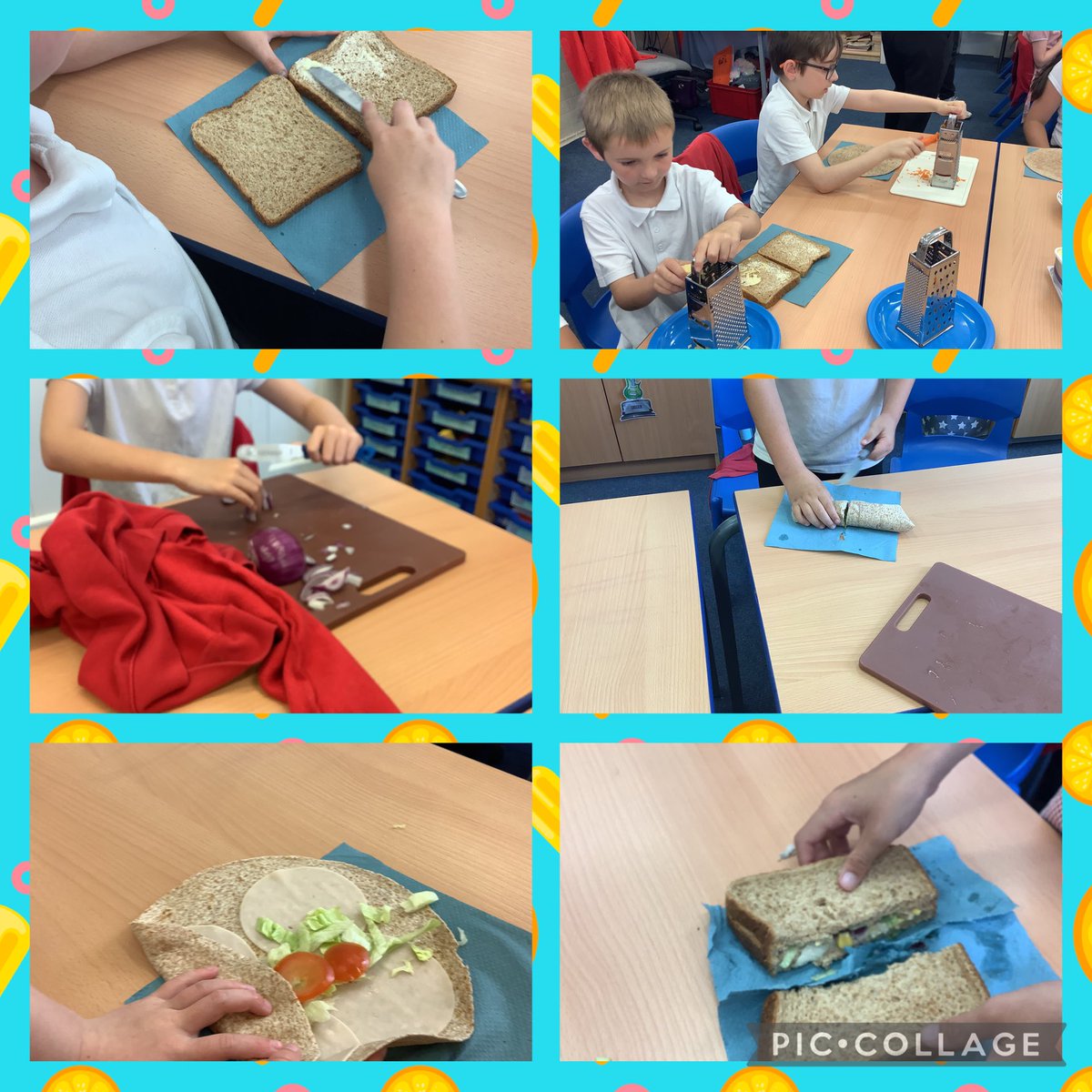 Dawn Atkinson (@miss_atkinson4) on Twitter photo We practised using a claw and bridge grip to safely chop the ingredients for our healthy sandwiches. <a href="/FallaParkSchool/">Falla Park Community Primary School</a> We practised using a claw and bridge grip to safely chop the ingredients for our healthy sandwiches. <a href="/FallaParkSchool/">Falla Park Community Primary School</a>