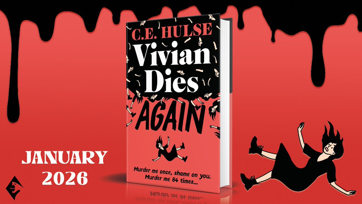 ViperBooks's tweet image. Murder me once, shame on you. Murder me 84 times...
How to Solve Your Own Murder meets The Seven Deaths of Evelyn Hardcastle in this genre-bending, time-looping mystery, #VivianDiesAgain by @CarolineHulse1 is coming this January 🖤
waterstones.com/book/vivian-di…