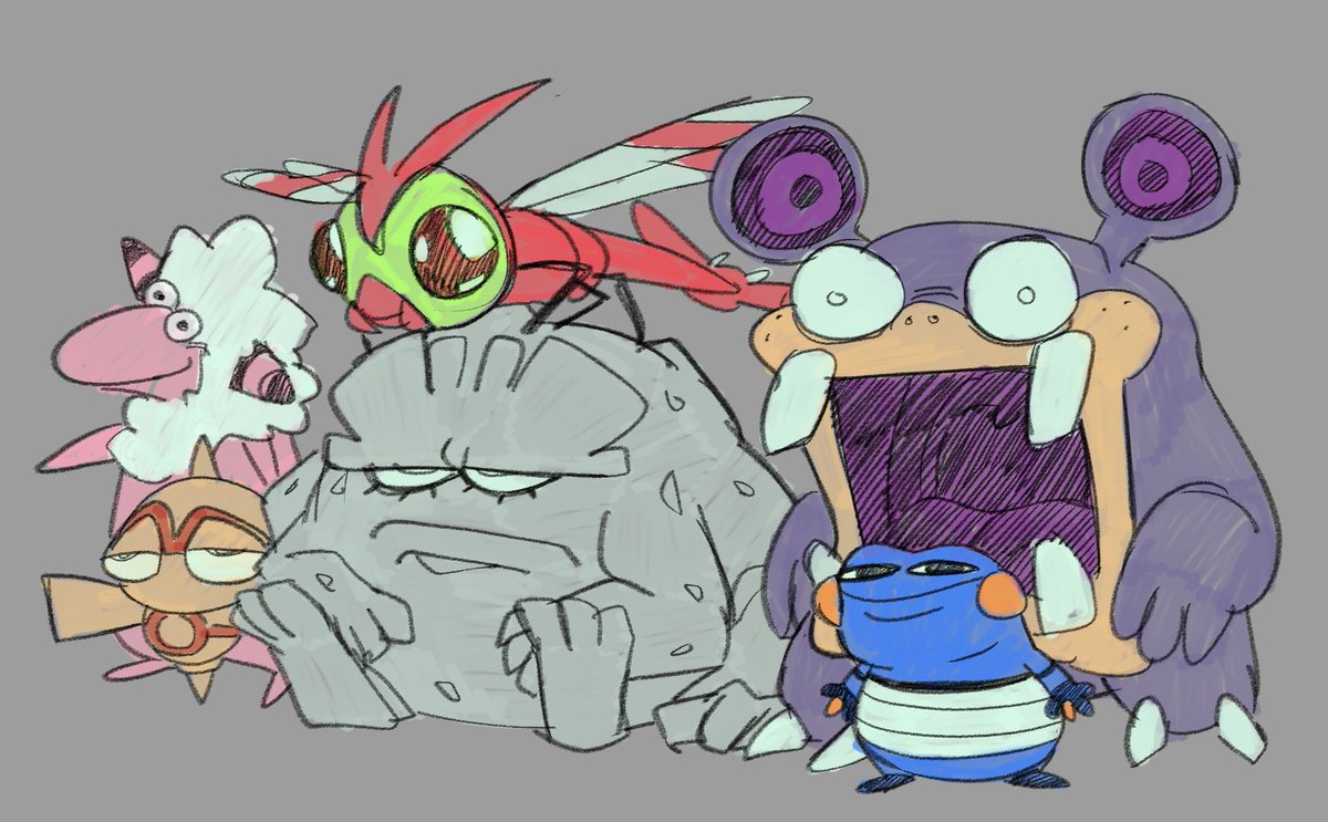 gingrjoke2's tweet image. only a spoonful of pokemon