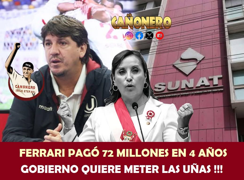 Que tanto hablan de marilu aybar?? Digan de frente quien quiere meter uña en la U.
A ti te hablo dina boluarte.

La Hinchada de la U, te sacamos de palacio en 1 solo día .
Avisada estas.
Con la U no te metas ni la mires como tu banco personal.

<a href="/sunat/">sunat</a> cobra tu deuda y largateee