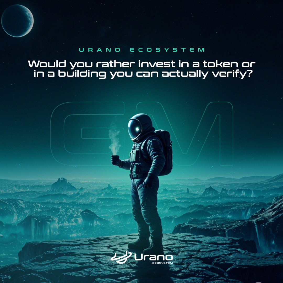 GM  

Would you rather invest in a token or in a building you can actually verify?