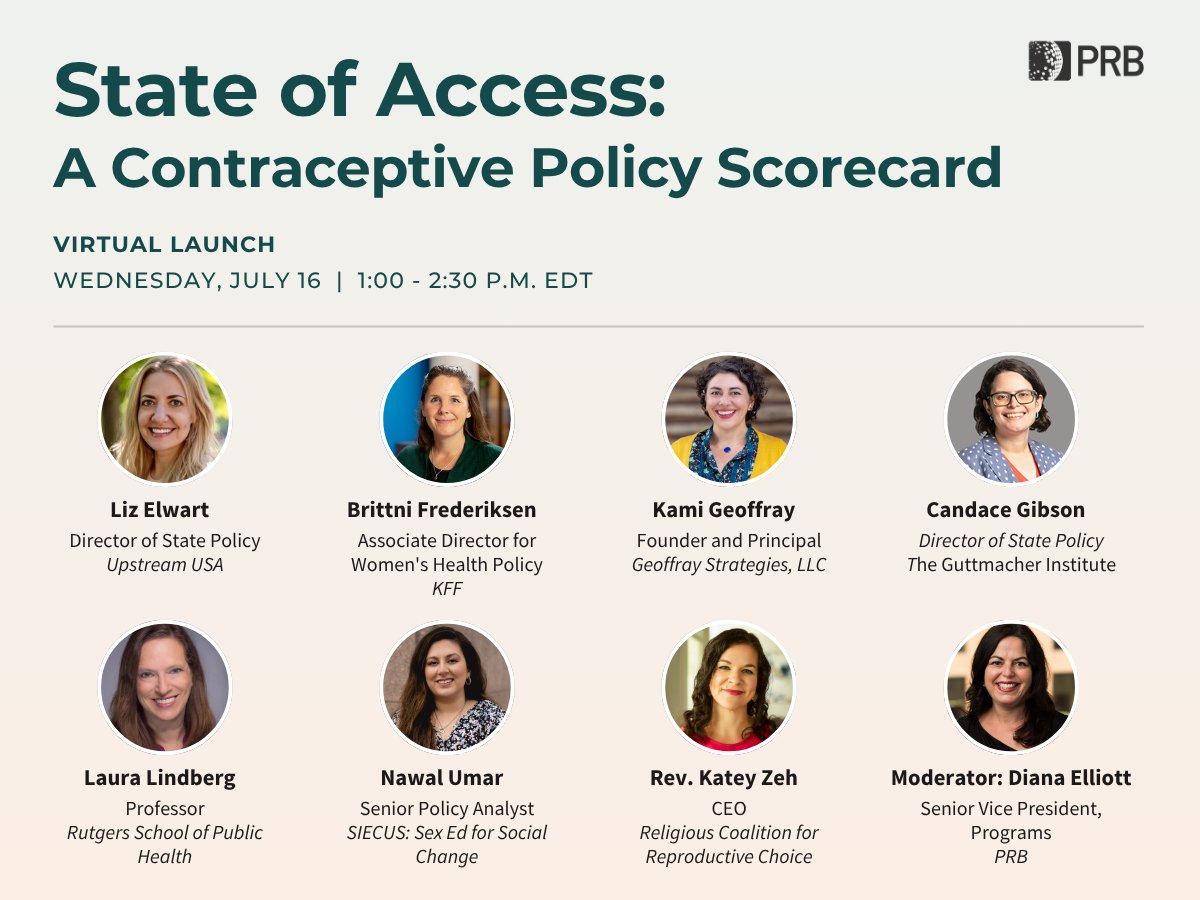 🚀 DON'T MISS OUT: Our state contraceptive scorecard launches TODAY at 1 PM Eastern.

It's going to be a CONVERSATION.

🔗 Register now: bit.ly/4ecobWT
