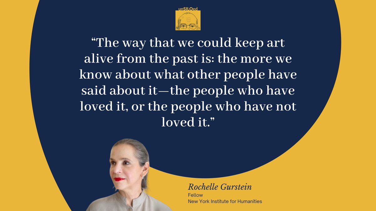 UnsiloedPodcast's tweet image. Join Rochelle Gurstein of @NYIHatNYPL as she and Greg explore explore shifting tastes, forgotten critics, and how the idea of the “classic” was made—and remade—through history. The full episode is available at buff.ly/q5hxlDq | @yalepress