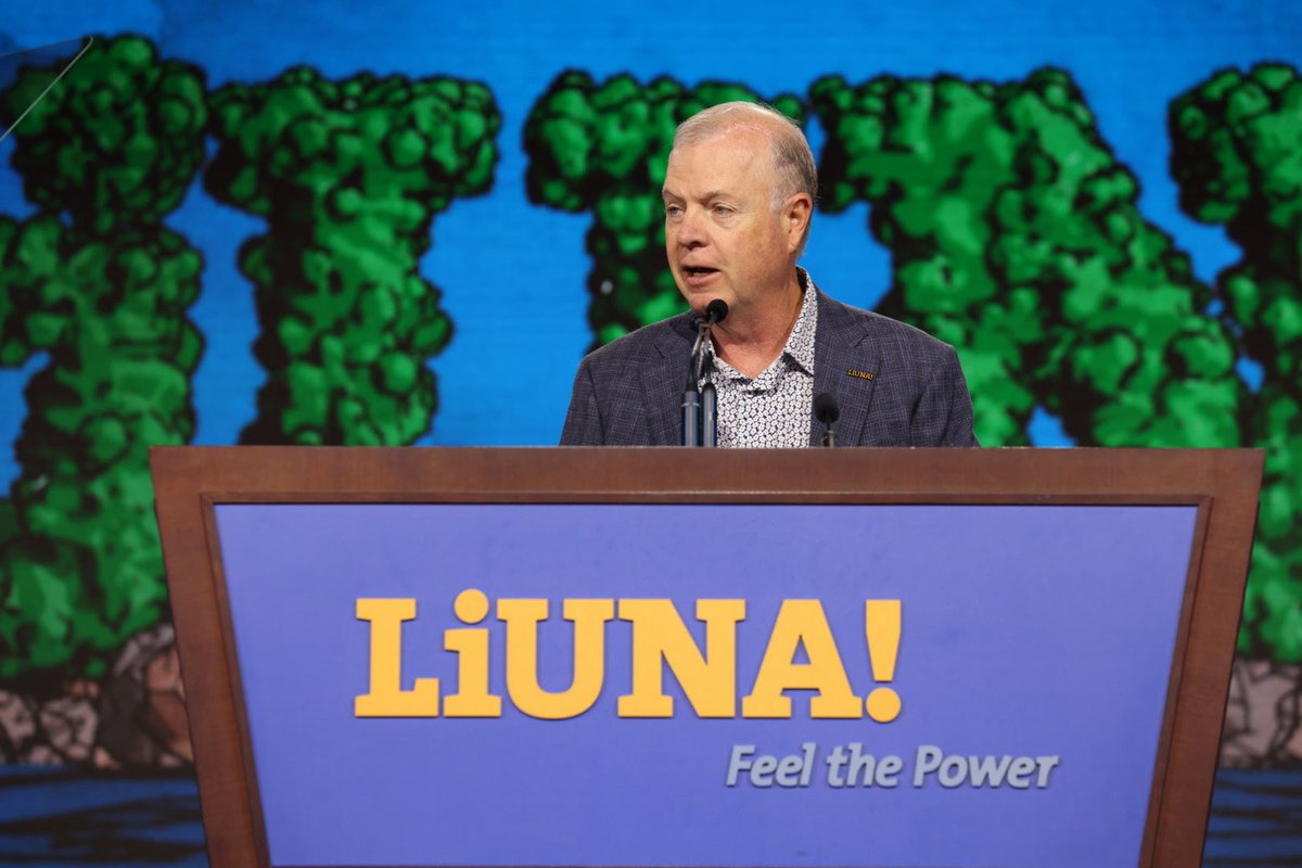 LIUNA's tweet image. Steve Farner, VP and @LiUNA_OVSS Regional Manager, laid out the corporate affairs landscape and how LIUNA is staying invested.