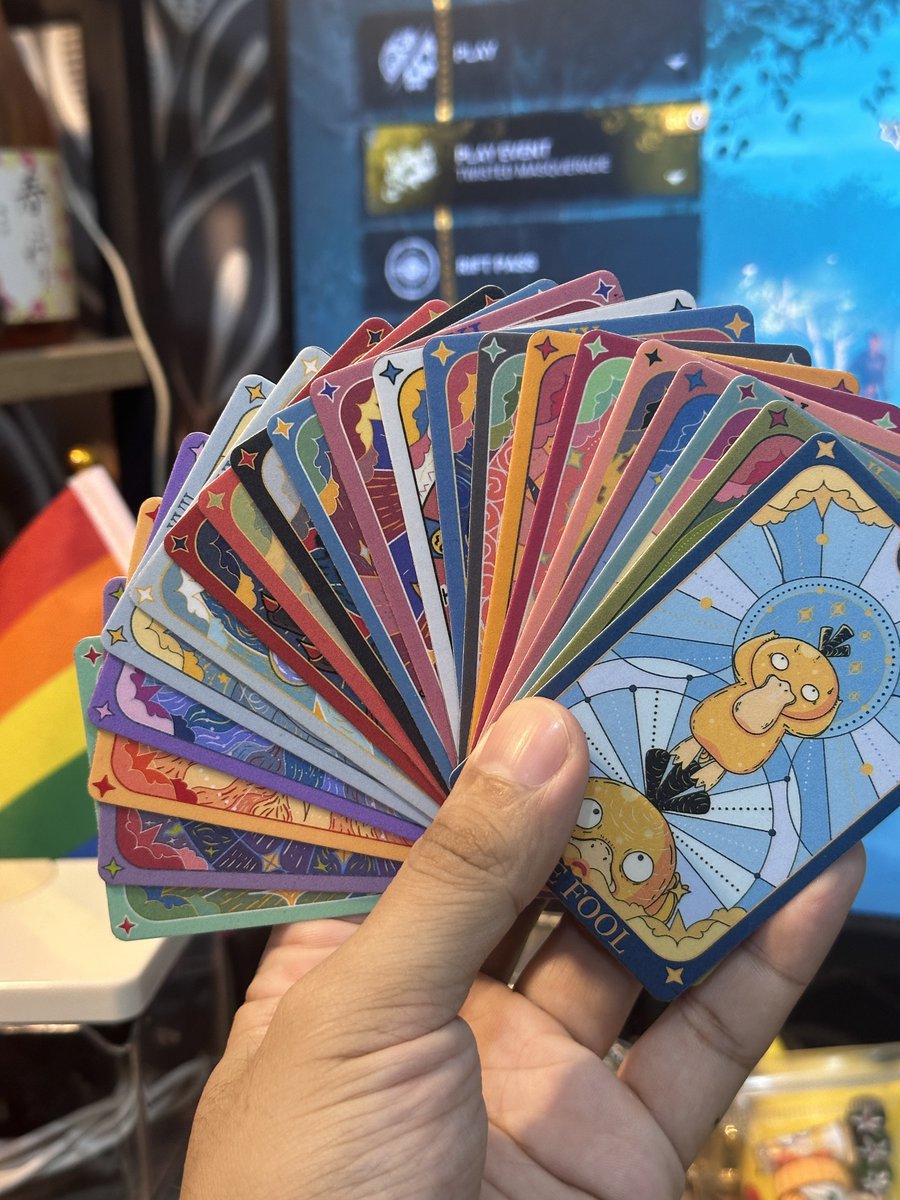 thejuswaaa's tweet photo. Yey… finally I turned them into a deck na hehe
✨Pokemon X Arcana✨ https://t.co/dZTfKFBk4v