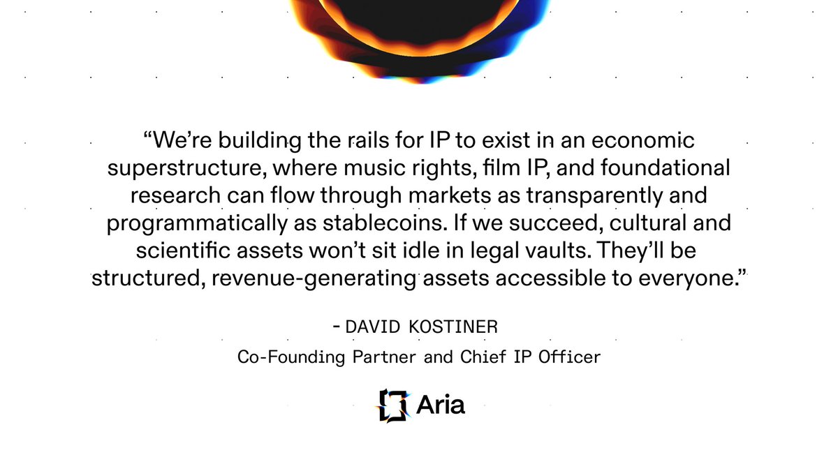 Imagine earning from IP you love: stories, songs, and viral moments that shape culture.

Chapter 2 brings the world’s IP onchain, unlocking huge, untapped markets - from music and fashion to sports, DeSci, and entertainment.

<a href="/Aria_Protocol/">Aria</a> proves it's possible. Now we scale.