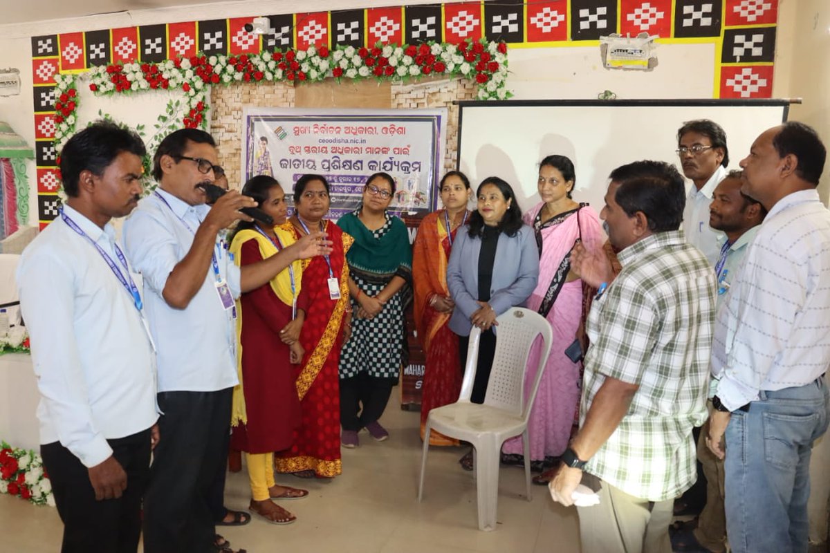NACTARBHA's tweet photo. @OdishaCeo 6th day of National level training programme for BLOs and BLO supervisors, 65- Sonepur AC https://t.co/m2JHYhse6p