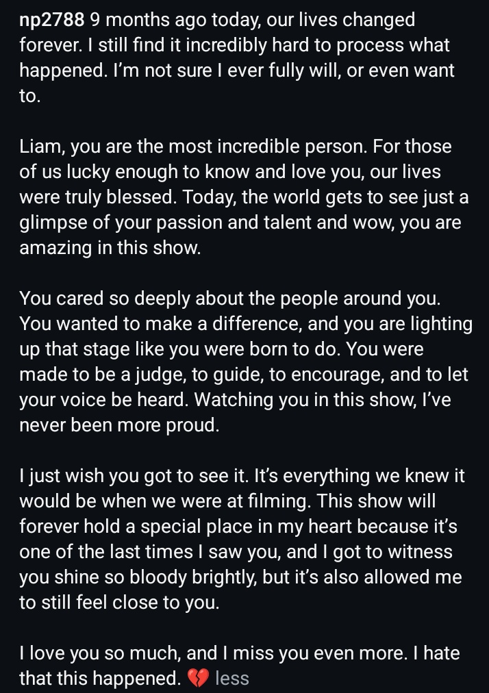 LiamPUpdate's tweet photo. Nicola, Liam's sister, via Instagram 🤍 https://t.co/R1IjsbHXSU