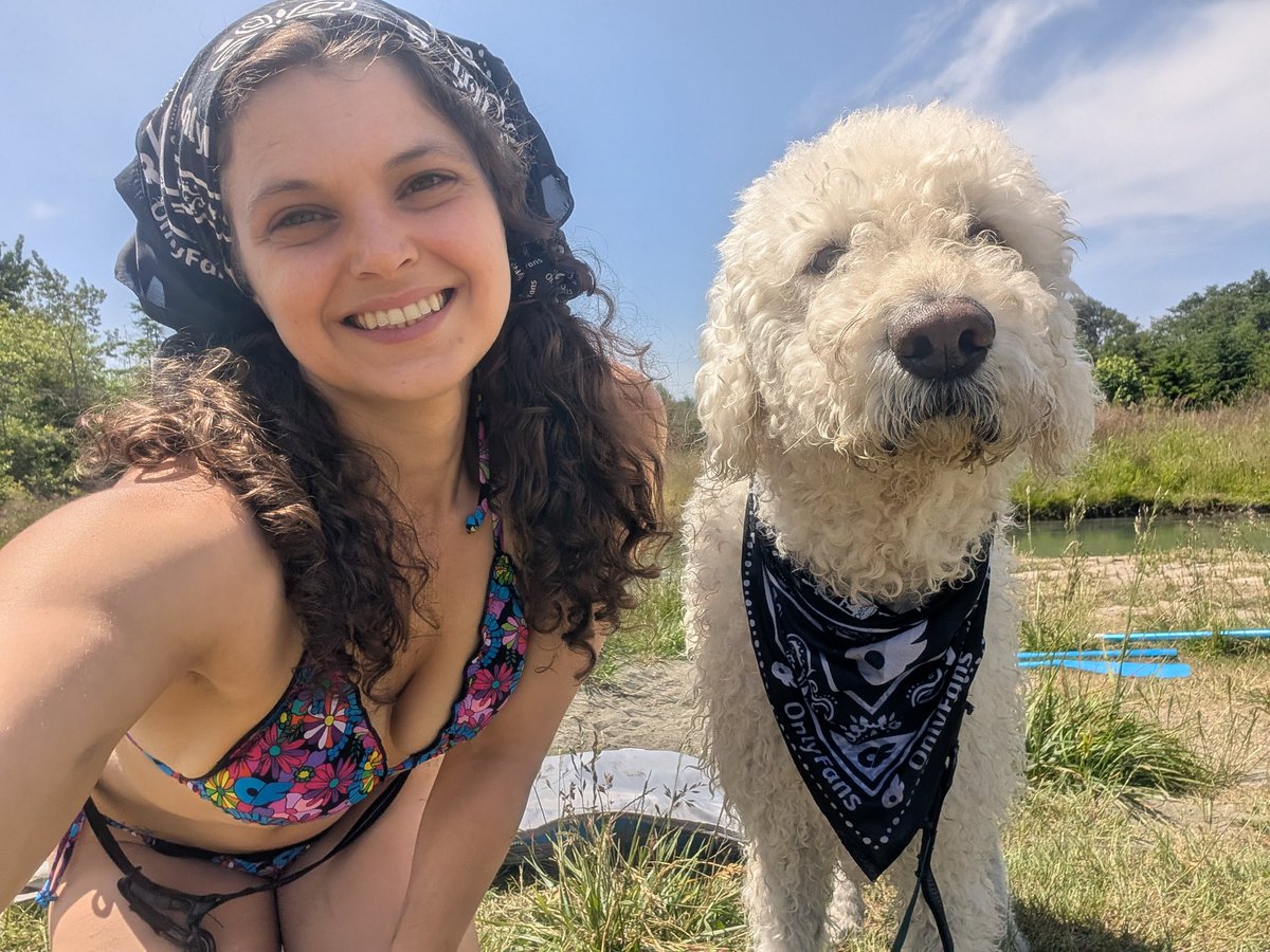 Join us live on <a href="/OnlyFans/">OnlyFans</a> today as we chat about how saucha related to Animal-Assisted Yoga and give this dirty girl a bath🤣