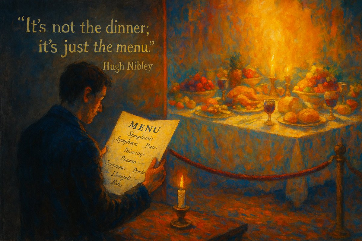 CurelomTheory's tweet image. Great works of Art don't fill, but show what's in store.
> "Now notice, this is the point of view then. "In its grandeur, its riches, its elegance, its finery, its gaudy show, its glittering array of paltry honors, its empty titles, and everything pertaining to it—nothing but a…