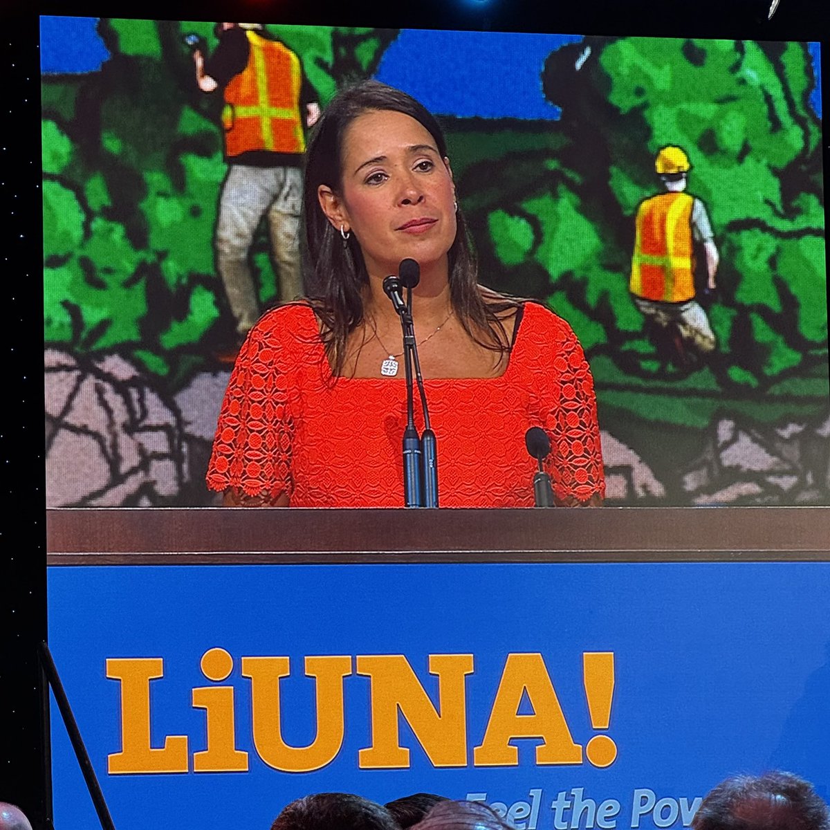 liuna625's tweet image. Executive Director Legislative and Political, and PAC Departments Mrs. Yvette Pena-O’Sullivan.
“You do not take the food off the tables of our hard-working members, and get away with it!”