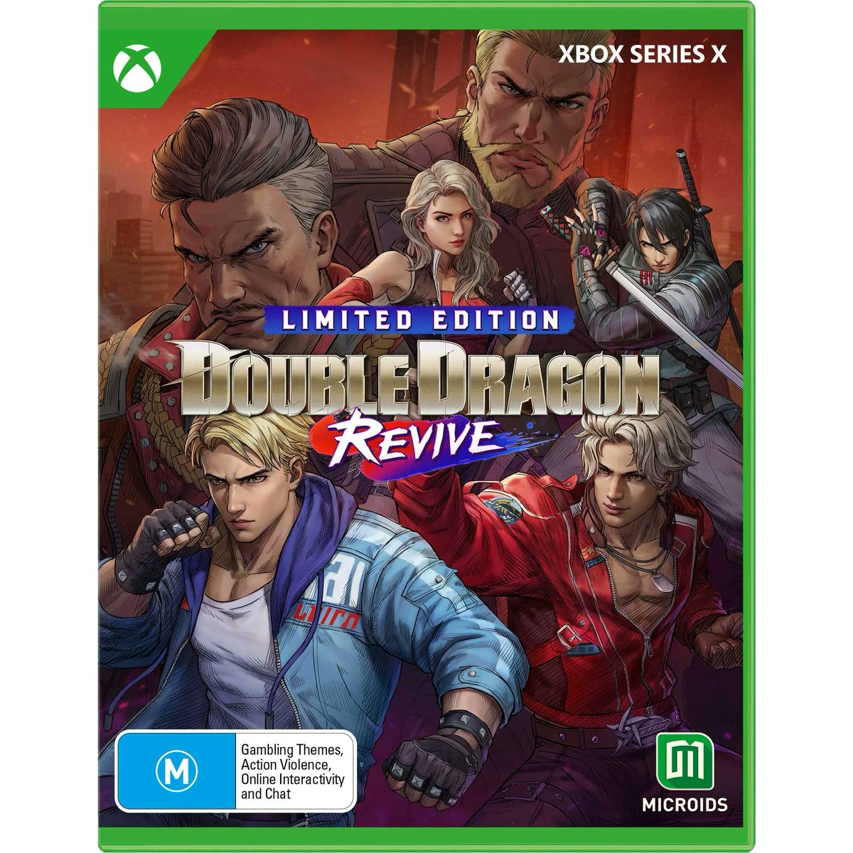 WompRat009's tweet image. Looks like the official cover artwork for Double Dragon Revive has started to appear.