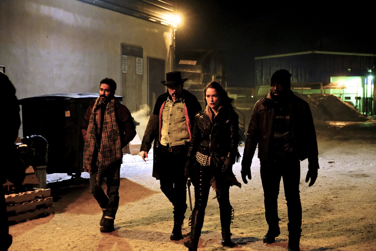 WynonnaEarpPod's tweet image. It was 7 years ago today that #WynonnaEarp "Blood Red And Going Down" (3x01) premiered.

Wynonna riding a mechanical bull (instant classic!), vampires in Purgatory (about time!), we get to see Mama Earp for the first time, Earp sisters in a car crash...noooooooooo! 😲 @Tubi #Tubi