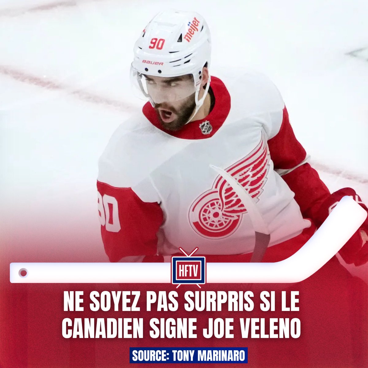 DERNIÈRE HEURE : Il semble qu’un contrat a été signé entre Joe Veleno et le CH 👀 Une bonne acquisition de profondeur ?