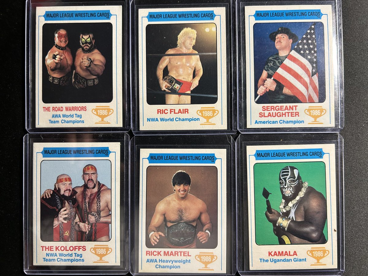 1986 Carnations WWF Set 
Not Mint by any means, but I’ve seen worse #WrestlingCardWednesday
#theHobby