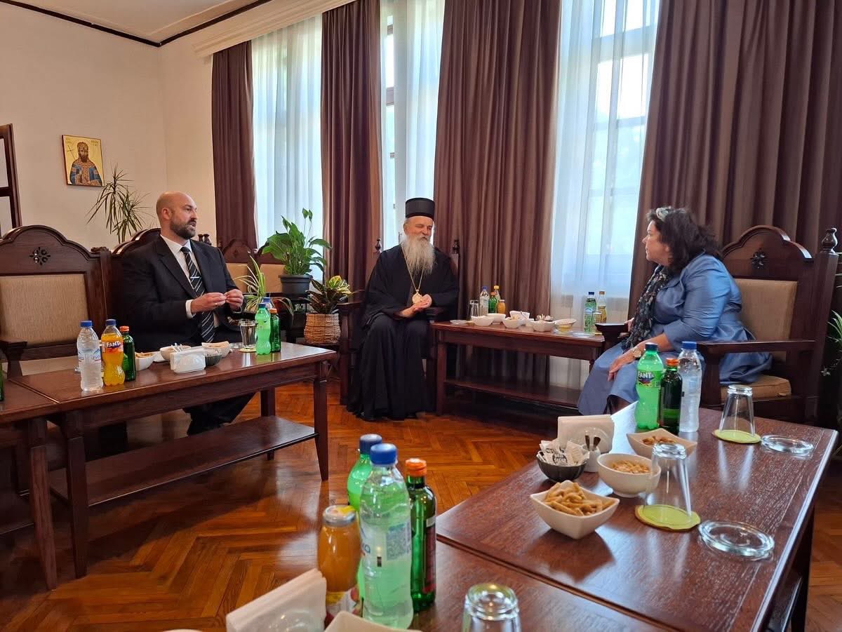 DecaniMonastery's tweet image. UK Special Envoy Karen Pierce Visits #Gračanica #Monastery
On Tuesday, 15 July 2025, Gračanica Monastery was honoured by the visit of Her Excellency Dame Karen Pierce, the United Kingdom’s Special Envoy for the Western #Balkans. The distinguished guest was welcomed at the…