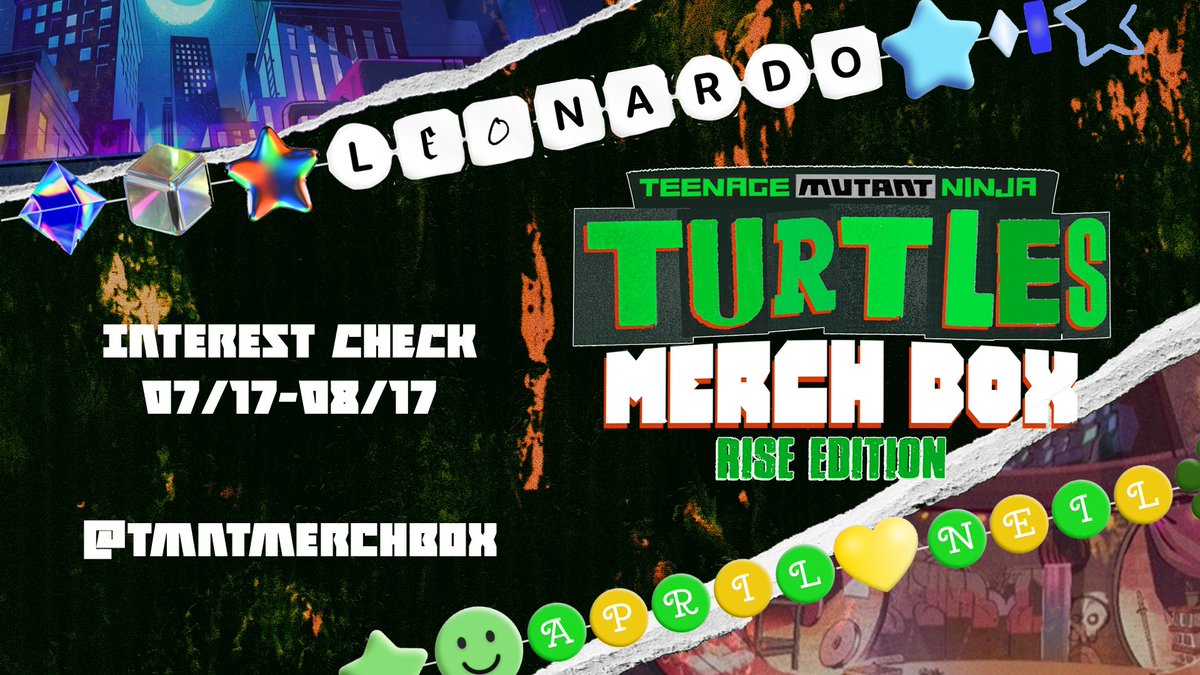 tmntmerchbox's tweet image. Interest Check for the TMNT Merch Box is now LIVE!!
Fill your form now!
forms.gle/eP1uXbK5Y9PKuG…
🐢 Shares are appreciated! 🐢
Follow us for more updates and spread the word!
#rottmnt #tmnt