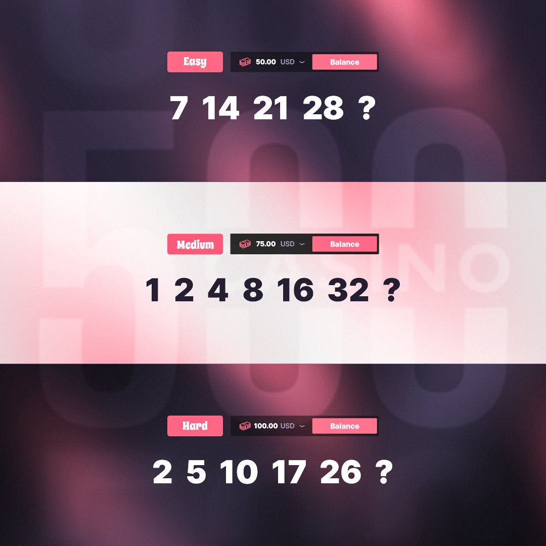 For $250, can someone figure out these 3 patterns? 👀