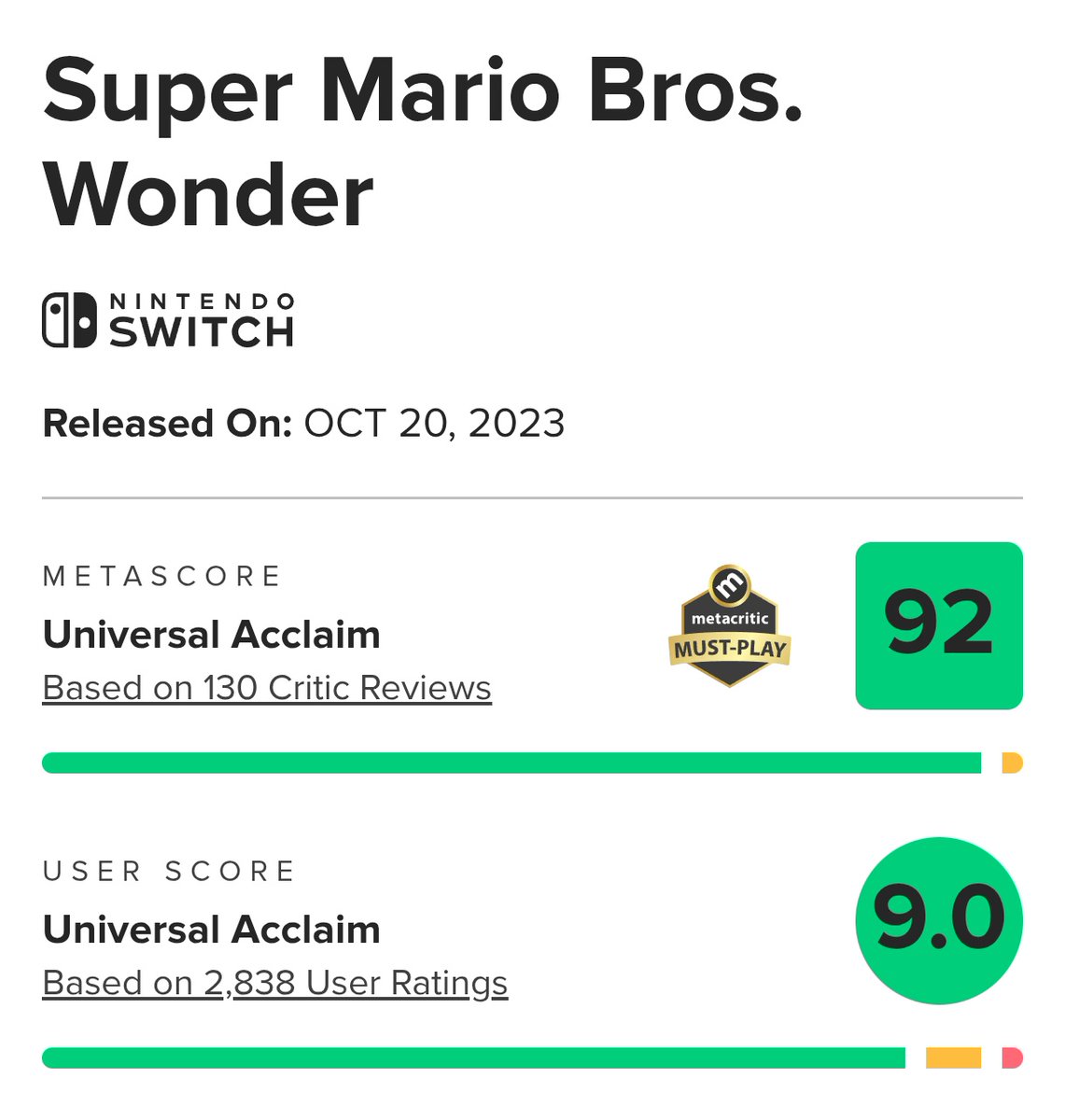 Si Bananza tiene un 90 con el hándicap de no ser Mario, Zelda o de PlayStation imaginaros el JUEGARRAL que es.