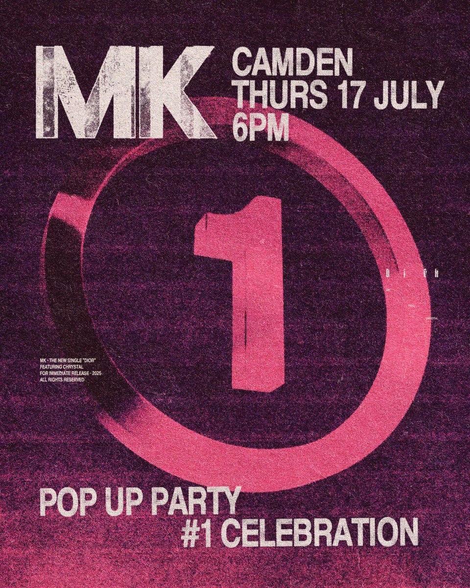 Celebrating Dior #1 with a free party for everyone tomorrow 🪩🤘🏾

Location and entry info in my IG broadcast channel 📲