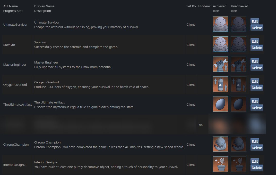 J-7
One week to go before the launch of SISING! And ... The achievements are ready!
#survival #indiegame #Steam