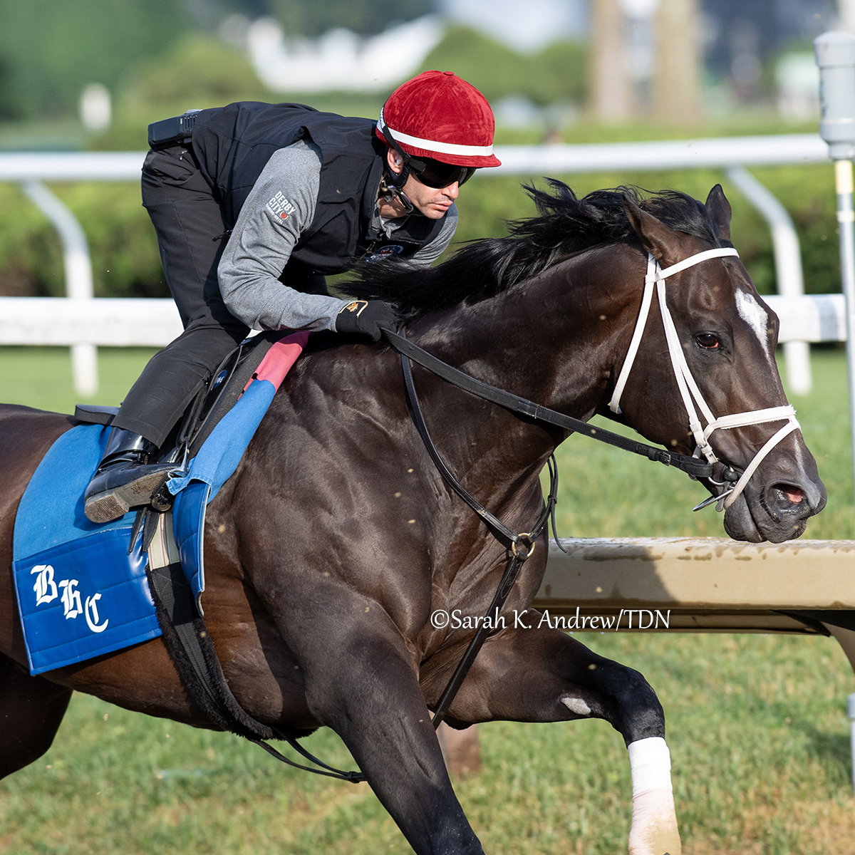 Multiple GI-placed JUST A TOUCH (Justify), third in the June 7 GI Met Mile last time out, will take his talents to <a href="/MonmouthPark/">Monmouth Park</a> for Saturday's GIII Monmouth Cup Stakes, part of the Haskell Day undercard 🌟 

This past Saturday, July 12, he breezed four furlongs in :49.70 (19/60)