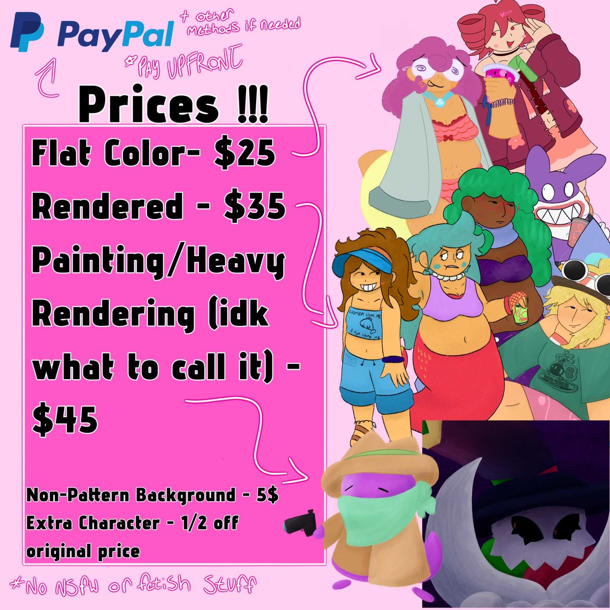 fizzystraws's tweet image. ⚠️ IMPORTANT ANNOUNCEMENT ‼️

i plan on moving out around october to november !! but i need more funds so ill be able to move in comfortably !!

c*mmissions are now open !! dm me at discord if your interested !!

disc: fizzystraws
