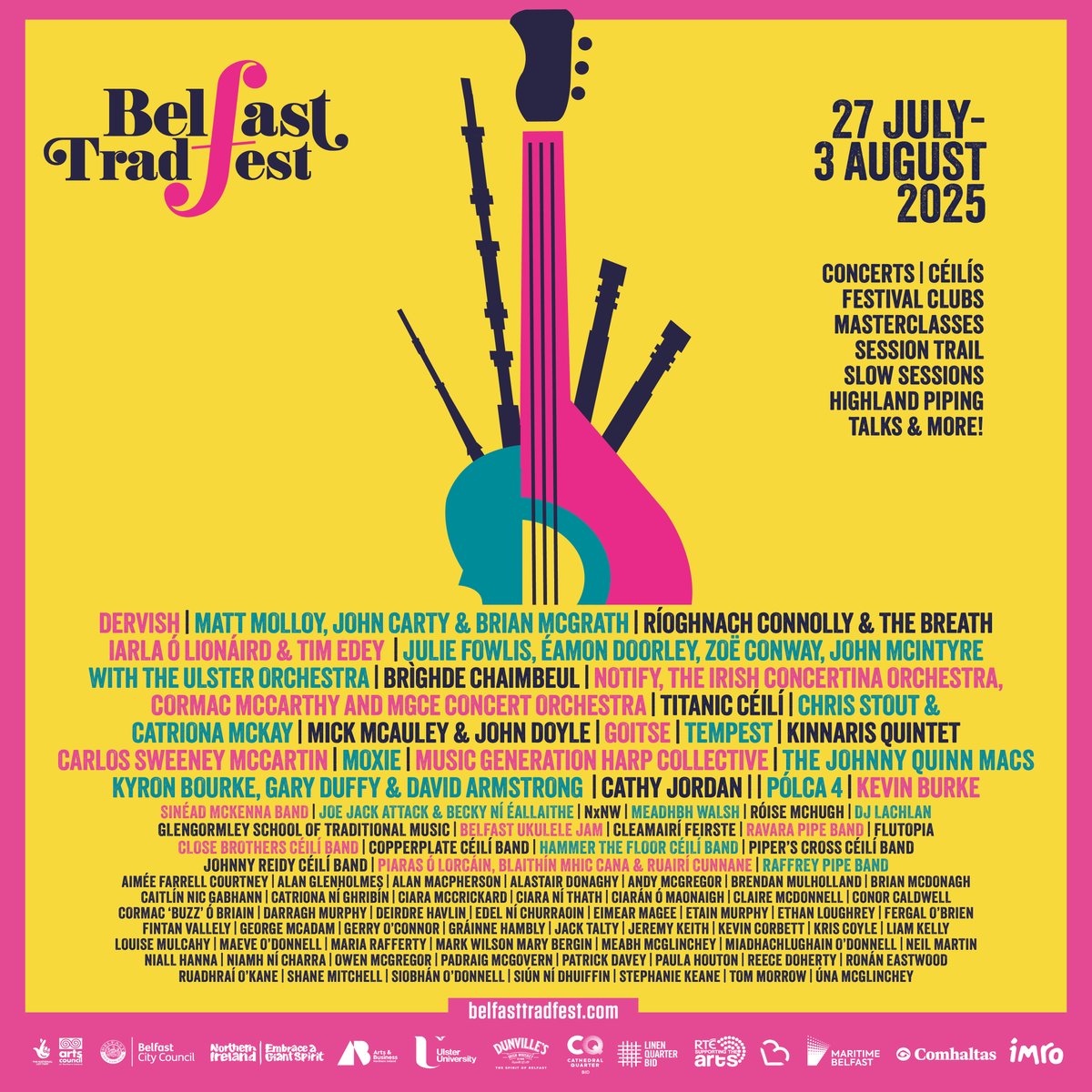RTÉ (@rte) on Twitter photo ✨ RTÉ Supporting the Arts ✨
🎵 Belfast TradFest
📅 Sunday 27th July – Sunday 3rd August
🔗 belfasttraditionalmusic.com
Traditional music concerts, fiery pub sessions and Ireland’s fastest growing summer school of traditional music.
<a href="/BelfastTradF/">Belfast TradFest</a> #RTESupportingtheArts ✨ RTÉ Supporting the Arts ✨
🎵 Belfast TradFest
📅 Sunday 27th July – Sunday 3rd August
🔗 belfasttraditionalmusic.com
Traditional music concerts, fiery pub sessions and Ireland’s fastest growing summer school of traditional music.
<a href="/BelfastTradF/">Belfast TradFest</a> #RTESupportingtheArts