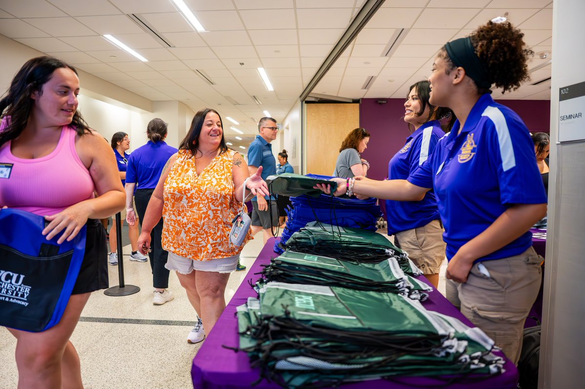 WCUofPA's tweet image. Scenes from orientation 📷🐏💜
Welcome Week kicks off in 36 days! #WCUAccepted #WCUClassof2029 #WestChesterUniversity #Classof2029 #RamsUP #ChargeOn