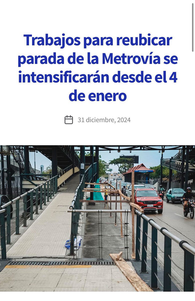 atenciongye's tweet photo. Parada de la metrovia Aviación civil - aeropuerto, lleva más de 7 meses causando un tráfico insoportable y como ven la obra está verde aún #GuayaquilSinAlcalde https://t.co/MGMHG2gNoJ