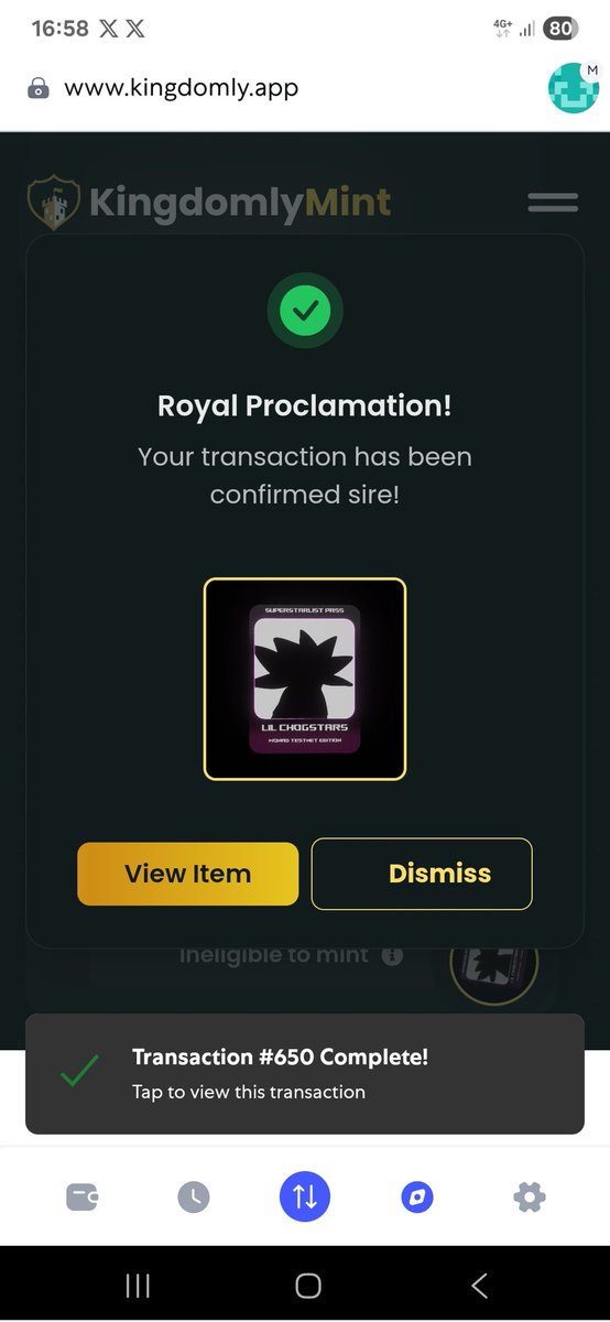 Just minted mine. Also <a href="/chogstarrr/">lil chogstars ⨀</a> follow me back or I fud