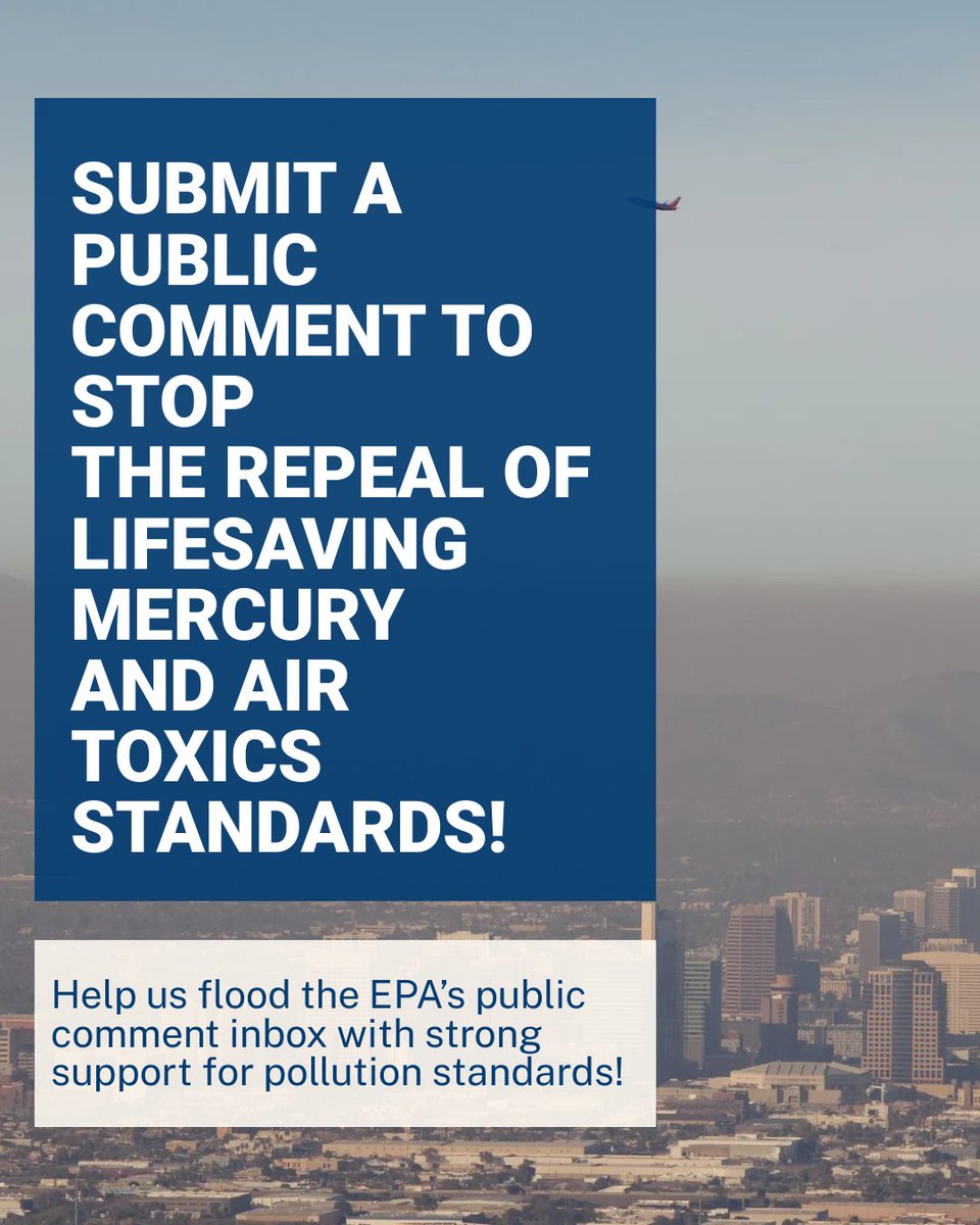 Rolling back mercury and air toxics protections puts millions at risk. We need strong safeguards for our health and environment—now more than ever. #StandStrongForClimate  zurl.co/uGK3K