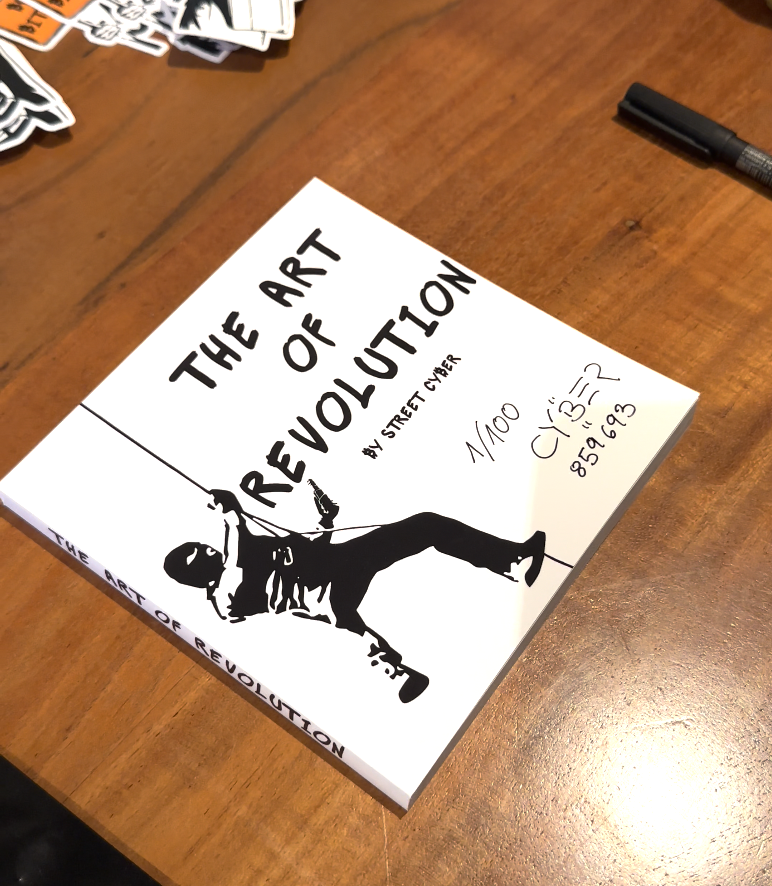streetcyber_art's tweet photo. Tired of the system? You’re not alone.
The Art of Revolution is the book for those questioning the status quo, a bold dive into Bitcoin, freedom, and the cultural shift already underway.
Join the movement of independent thinkers.
📘 Get your copy now: https://t.co/yEhbSdqXLt https://t.co/YsUP5oq7TE