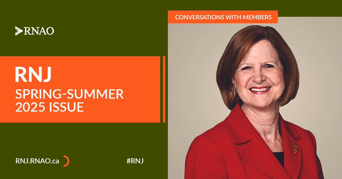 RNAO (@rnao) on Twitter photo In her latest #RNJ column, RNAO CEO <a href="/DorisGrinspun/">Dr. Doris Grinspun 🇨🇦 RN, PhD, FAAN, O.ONT</a> reflects on the inspiring stories of RNAO's founding members to motivate today’s nurses to continue the push for a strong and sustainable future: RNJ.RNAO.ca/opinion/celebr…
Join.RNAO.ca for more member-only content. In her latest #RNJ column, RNAO CEO <a href="/DorisGrinspun/">Dr. Doris Grinspun 🇨🇦 RN, PhD, FAAN, O.ONT</a> reflects on the inspiring stories of RNAO's founding members to motivate today’s nurses to continue the push for a strong and sustainable future: RNJ.RNAO.ca/opinion/celebr…
Join.RNAO.ca for more member-only content.