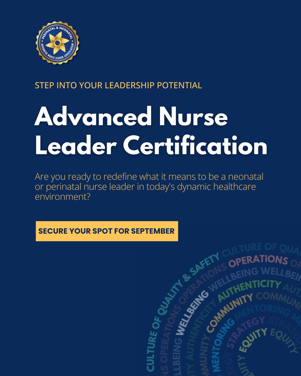 NeonatalNurses's tweet image. Synova’s Advanced Nurse Leadership Certification is more than a program—it’s a community where sharing ideas, experiences, and best practices is encouraged and guided by top industry experts.
The September 2025 cohort is now enrolling. Register today: synovaassociates.com/certification/