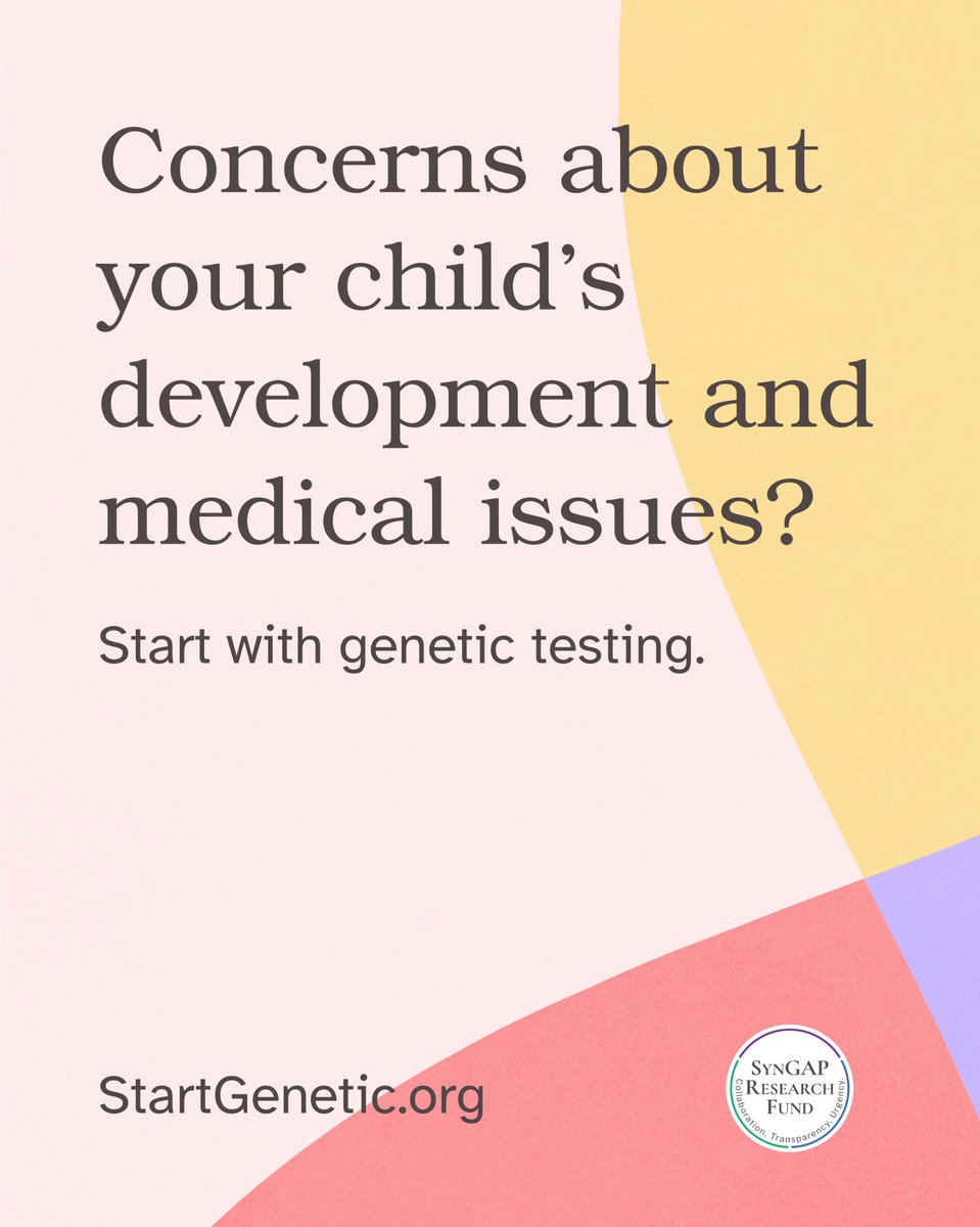 Too many families face years of uncertainty about their child’s development and medical issues. That’s why we’ve partnered with many other organizations to promote early genetic testing as a first step through Genetic Testing Action Day on July 25. 🧬 Visit