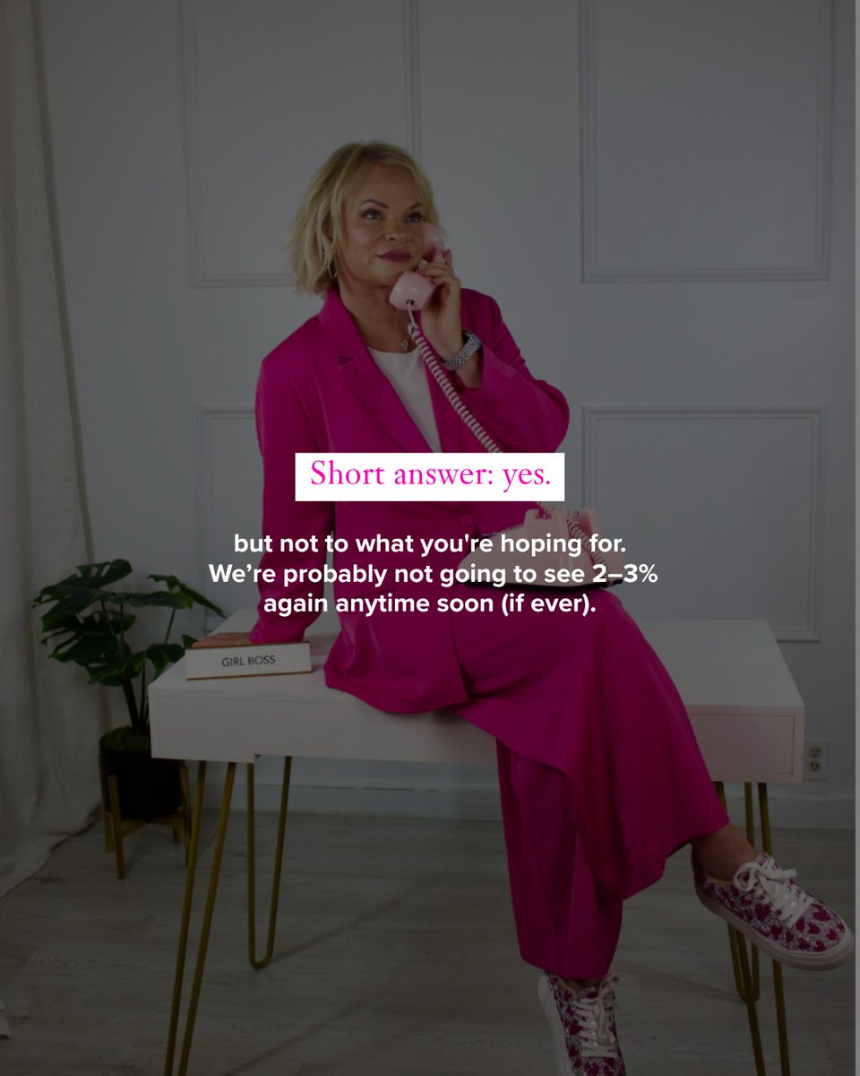 Dawnrl13's tweet photo. Wondering if interest rates will ever drop again? 🤔

Short answer: yes, but probably not like you’re hoping. Swipe through for what’s in store for interest rates. ➡️

Thinking about buying in DFW this year?

Comment “ROADMAP” for my free guide breaking down everything! https://t.co/JM3vgeTMw4
