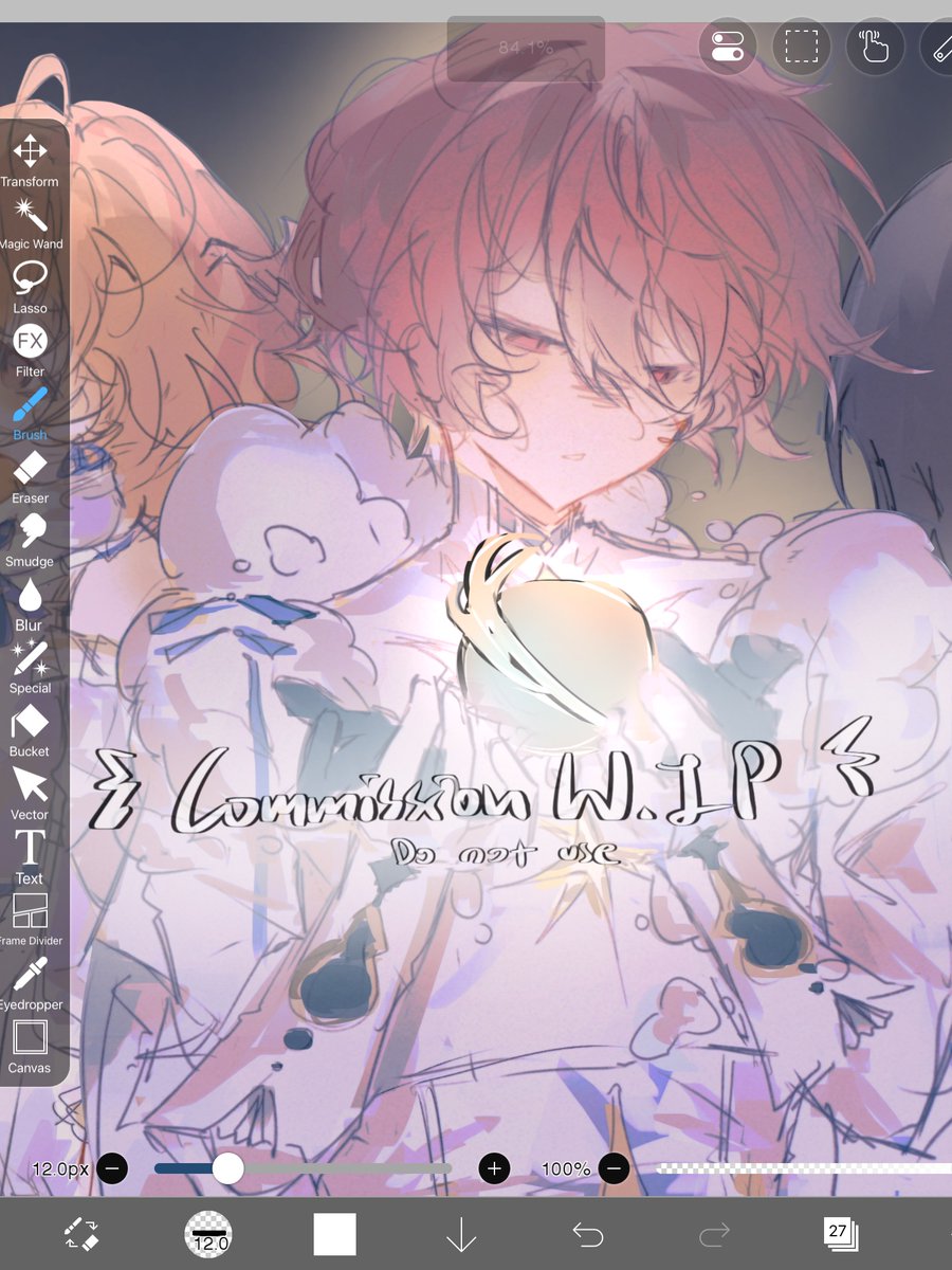 bwun_koji's tweet photo. My first 3 ppl commission 😨

#WIP https://t.co/SwSS9ygreu