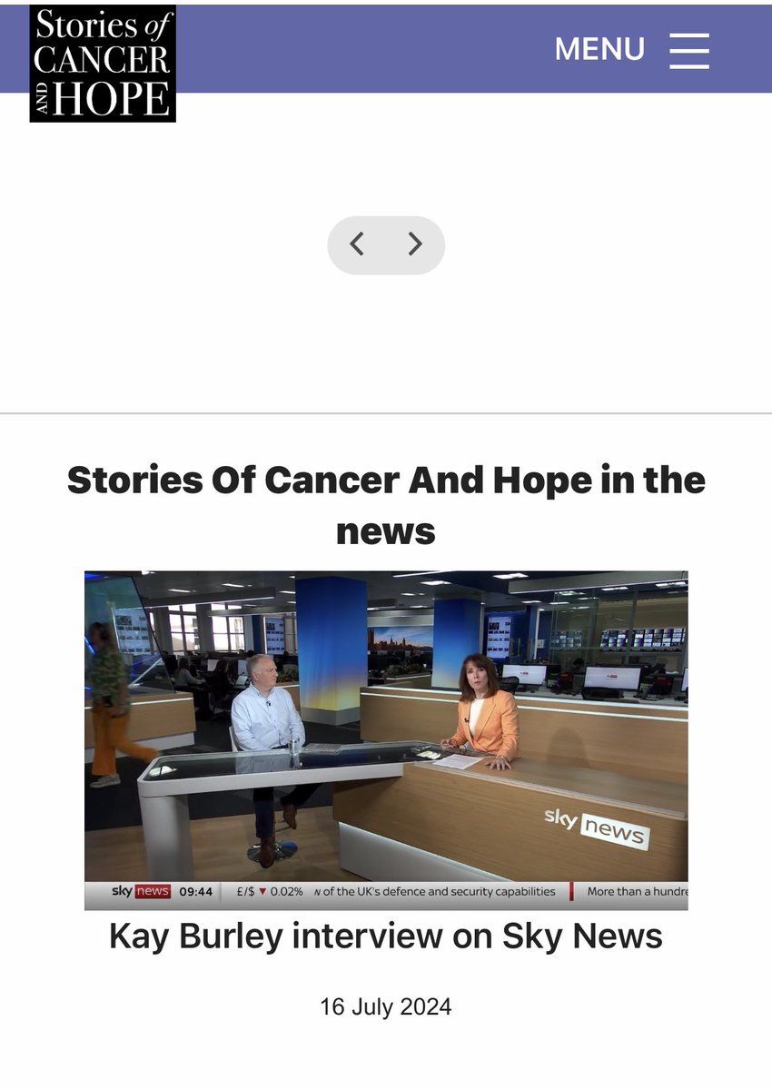 Storiesofcancerandhope (@storiesofc62048) on Twitter photo This day last year, <a href="/KayBurley/">Kay Burley</a> very kindly invited me on to her show to talk about our book Stories of Cancer and Hope. Thank you Kay for being so generous, helping us to share our 39 stories of Hope and raising money for <a href="/MaggiesCentres/">Maggie's Centres</a> This day last year, <a href="/KayBurley/">Kay Burley</a> very kindly invited me on to her show to talk about our book Stories of Cancer and Hope. Thank you Kay for being so generous, helping us to share our 39 stories of Hope and raising money for <a href="/MaggiesCentres/">Maggie's Centres</a>