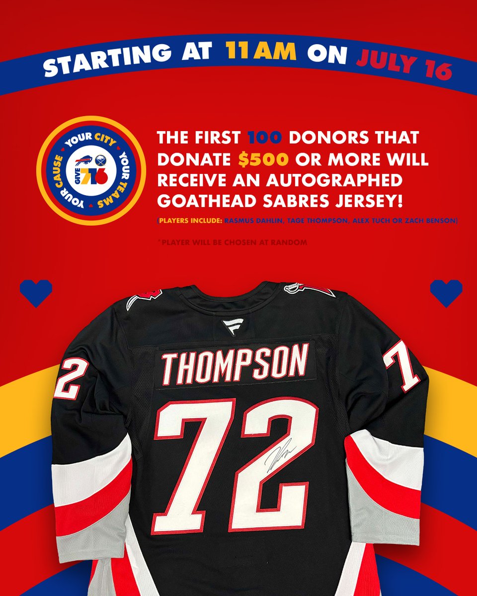 Happy #716Day! Sabres fans, it’s time to GOAT crazy! Donate to PNWNY now and score an autographed Goathead Sabres jersey!

Your support during Give 716 will help us provide essential resources, education, and support services to those who need it most.
give716.org/give/give716/g…