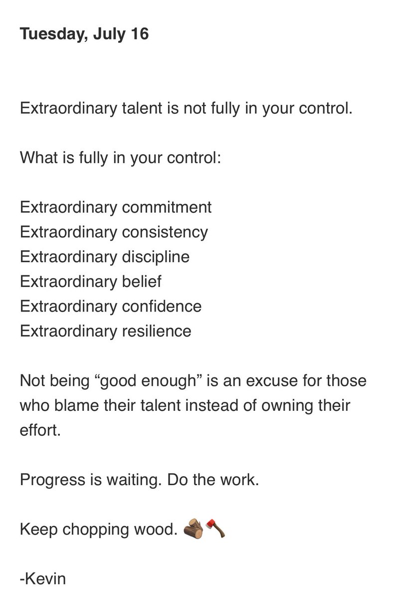 #WednesdayWisdom 

“Do the Work.”