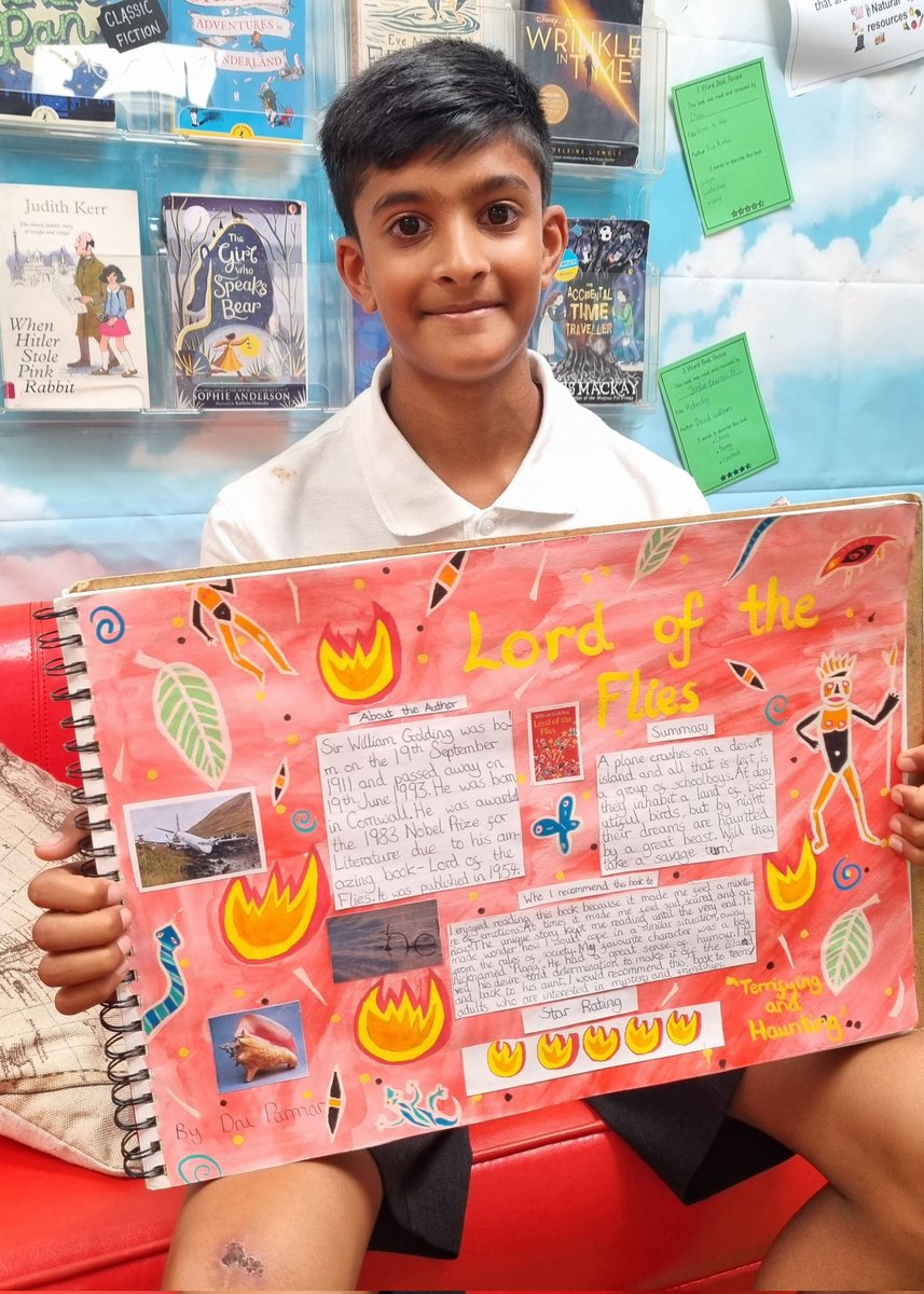 MissPodroBH's tweet image. Huge praise for this beautiful and thoughtful review of 'Lord of the Flies'. Brilliant insights into a classic novel! ๐โจ #BusheyHeathReading #ReadingForPleasure
@busheyheathjm @FaberBooks